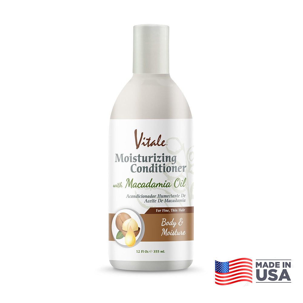 VGM Macadamia Moisturising Conditioner for Silky Smooth Hair 355ml