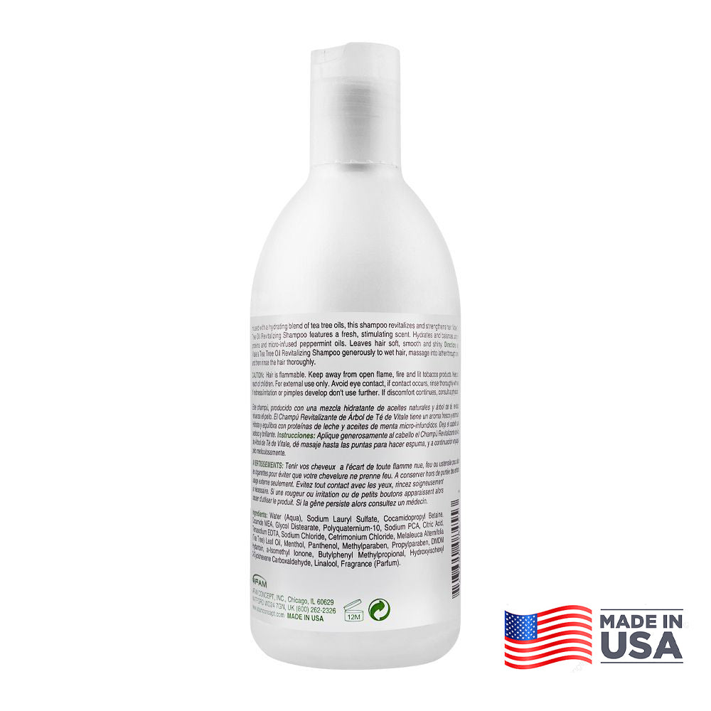 VGM Tea Tree Revit Shampoo for Revitalized and Refreshed Hair 355ml