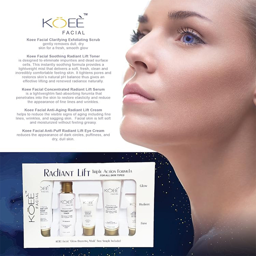 Koee Complete Radiance Facial Kit - Triple Action Skincare