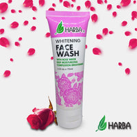 HarbaHarba Whitening Face Wash 75ml - Natural and Professional Cleanser for Bright Skin - SR Traders