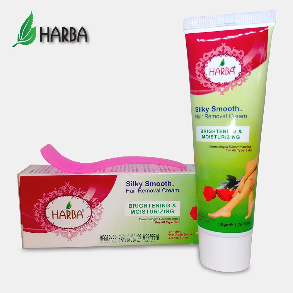 HarbaHERBAL HAIR REMOVAL CREAM - Natural and Painless Way to Get Rid of Unwanted Hair 50gm - SR Traders